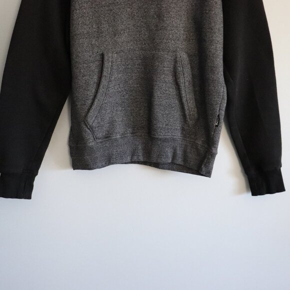 Bench‎ Men's Sz L Black Manchini Kangaroo Pocket Stretch Hooded Sweater - Picture 13 of 16